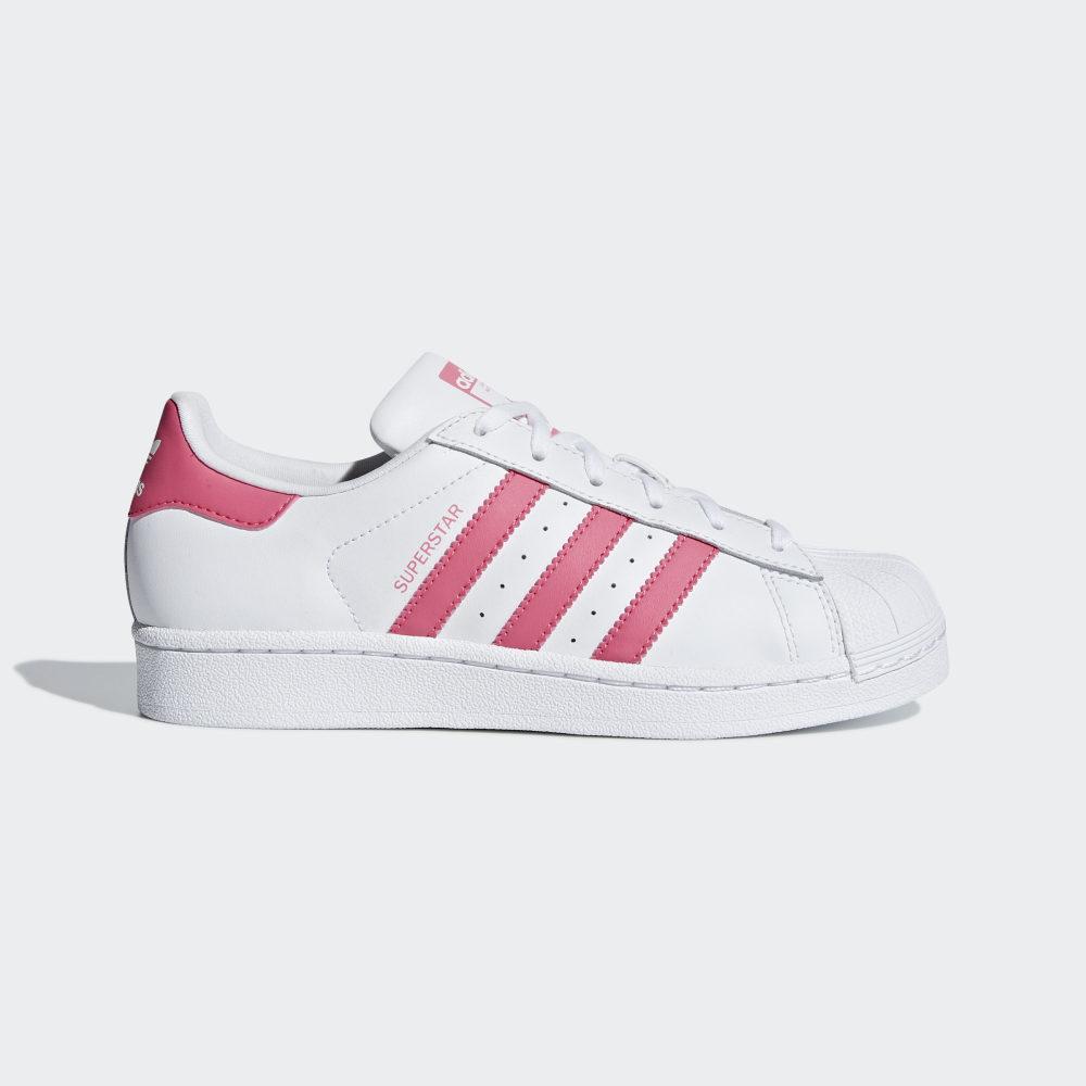 Originals Adidas Superstar Fete Romania - Albi/Roz CG6608